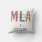 パーソナライズされたMLA医療検査アシスタント クッション (裏面)