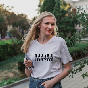 パーソナライズされたmomエディションmom定義された愛Tシャツ トライブレンドＴシャツ