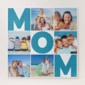 パーソナライズされたMomフォトコラージュ6写真カスタム ジグソーパズル (縦)