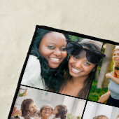 パーソナライズされたMommy Definition 12フォトコラージュ ビーチタオル (インサイチュ)