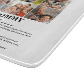 パーソナライズされたMommy Definition 6フォトコラージュ カッティングボード (角)