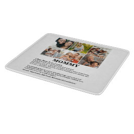 パーソナライズされたMommy Definition 6フォトコラージュ カッティングボード