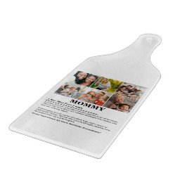 パーソナライズされたMommy Definition 6フォトコラージュ カッティングボード