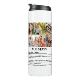 パーソナライズされたMommy Definition 6フォトコラージュ タンブラー