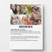 パーソナライズされたMommy Definition 6フォトコラージュ フォトプラーク (正面)