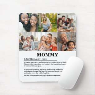 パーソナライズされたMommy Definition 6フォトコラージュ マウスパッド
