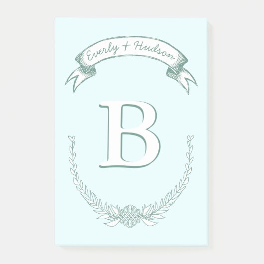 パーソナライズされたMongram Post-it®メモ ポストイット (正面)