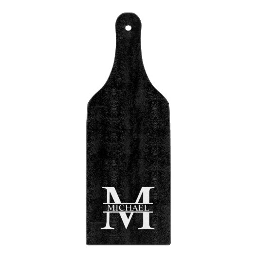 パーソナライズされたMonogramとName カッティングボード (正面)