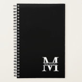 パーソナライズされたMonogramとName プランナー手帳 (正面)