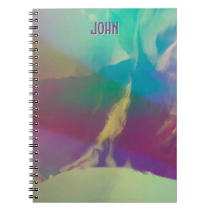 パーソナライズされたNeon Notebook – 光アールデコ ノートブック