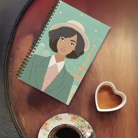 「パーソナライズされたNostalic For Paris」ジャーナル ノートブック