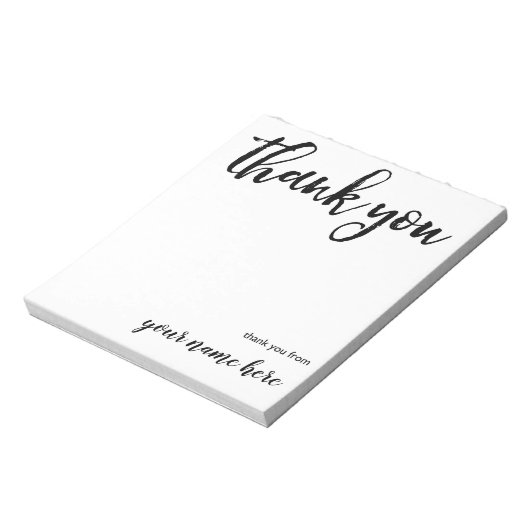 パーソナライズされたNotepadありがとう ノートパッド (回転)