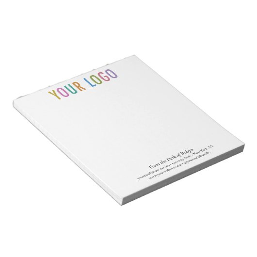 パーソナライズされたOfficeメモ帳カスタムロゴなし ノートパッド (アングル)