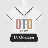 パーソナライズされたOTD職業病セラピー オーナメント (正面)