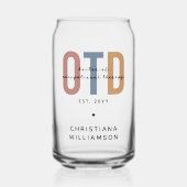 パーソナライズされたOTD職業病セラピー ガラス缶 (正面)