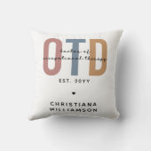パーソナライズされたOTD職業病セラピー クッション (裏面)