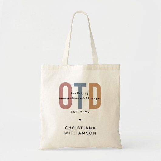 パーソナライズされたOTD職業病セラピー トートバッグ (正面)