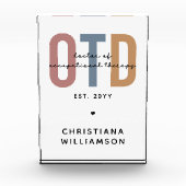 パーソナライズされたOTD職業病セラピー フォトブロック (正面)