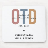 パーソナライズされたOTD職業病セラピー マウスパッド (正面)