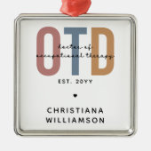 パーソナライズされたOTD職業病セラピー メタルオーナメント (正面)