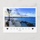 パーソナライズされたOtranto, Apulia, Italy Postc ポストカード (正面)