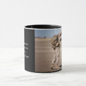 「パーソナライズされたOur Hero」マグカップ、軍隊サポートマグカップ マグカップ (中央)