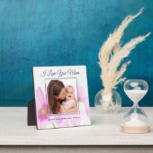 パーソナライズされたPhoto I Love You Moma's Day フォトプラーク (インサイチュ)