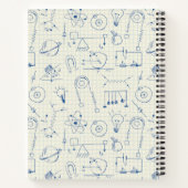 パーソナライズされたPhysics Doodles図グラフ紙 ノートブック (裏面)