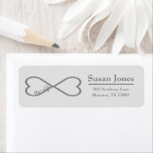 パーソナライズされたPro Lifeハート住所 シール (インサイチュ)