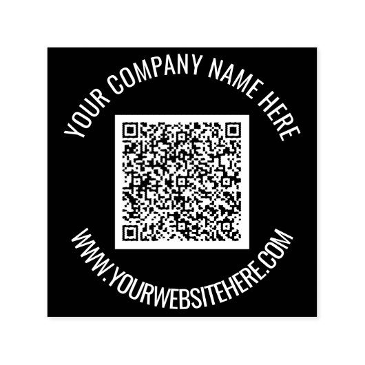パーソナライズされたQRコードカスタム文字と色スタンプ セルフインキングスタンプ (デザイン)