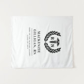 パーソナライズされたRN看護学校卒業式エレガント タペストリー (正面(横))