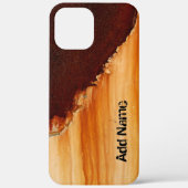 パーソナライズされたRust Artのカッコいいおもしろいユニーク Case-Mate iPhoneケース (裏面)