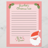 パーソナライズされたSantaへのクリスマス (正面)