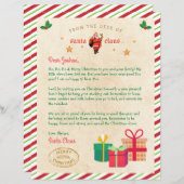 パーソナライズされたSanta North Poleからの手紙 (正面/裏面)