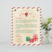 パーソナライズされたSanta North Poleからの手紙 (スタンド正面)