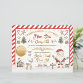 パーソナライズされたSanta Official Nice List証明書 (スタンド正面)