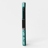 パーソナライズされたseaoam greenハートとpawsという名前 Case-Mate iPhoneケース (裏面/左)