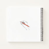 パーソナライズされたSketchbookスパイラルノート ノートブック (裏面)