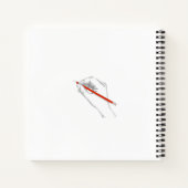 パーソナライズされたSketchbookスパイラルノート ノートブック (裏面)