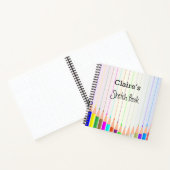 パーソナライズされたSketchbookスパイラルノート ノートブック (内部)