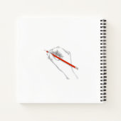 パーソナライズされたSketchbookスパイラルノート ノートブック (裏面)