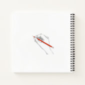 パーソナライズされたSketchbookスパイラルノート ノートブック (裏面)