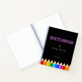 パーソナライズされたSketchbook ノートブック (内部)