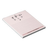 パーソナライズされたSLP言語病理医ASL ノートパッド (アングル)