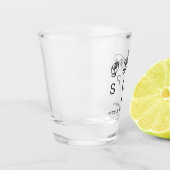 パーソナライズされたSLP音声言語聴覚士ASL ショットグラス (左)