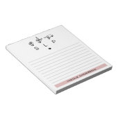 パーソナライズされたSLP音声言語聴覚士ASL ノートパッド (アングル)