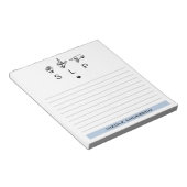 パーソナライズされたSLP音声言語聴覚士ASL ノートパッド (アングル)