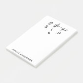 パーソナライズされたSLP音声言語聴覚士ASL ポストイット (アングル)