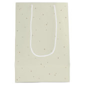 パーソナライズされたSnowberry+ユーカリのクリスマス ミディアムペーパーバッグ (裏面)