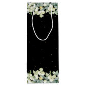 パーソナライズされたSnowberry+ユーカリのクリスマス ワインギフトバッグ (裏面)